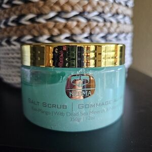 New KEDMA Kiwi Mango Dead Sea Salt Mineral Salt Body Scrub